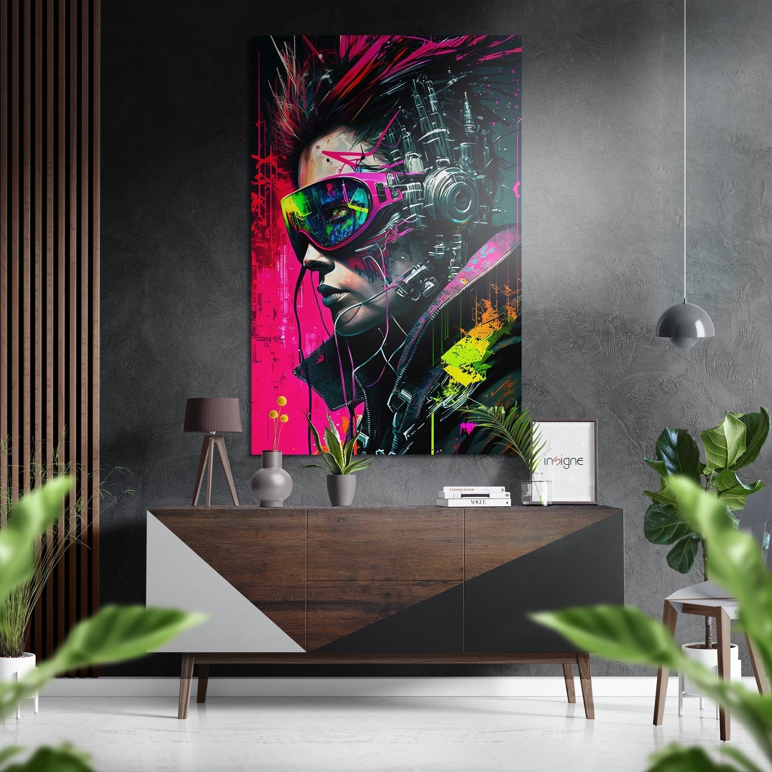 Mission Music Brushed Aluminum Dibond Wall Art