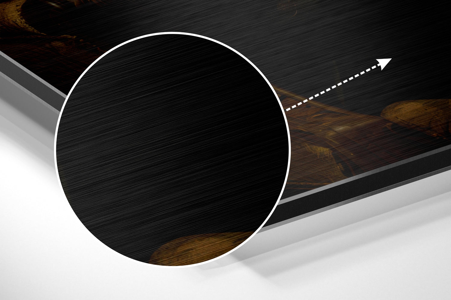 Bear as a Gentleman Brushed Aluminum Dibond Wall Art