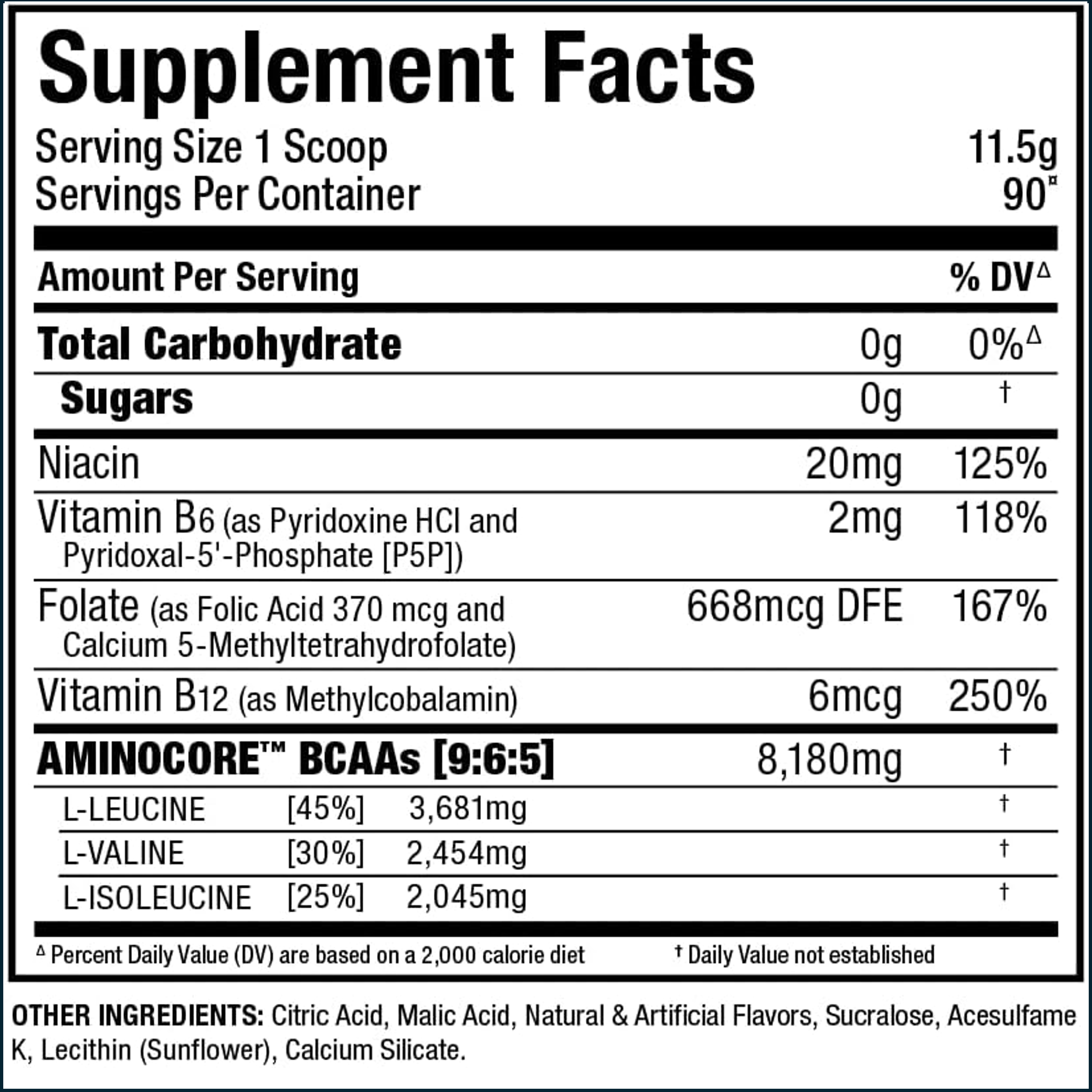 Allmax Aminocore, 90 Servings