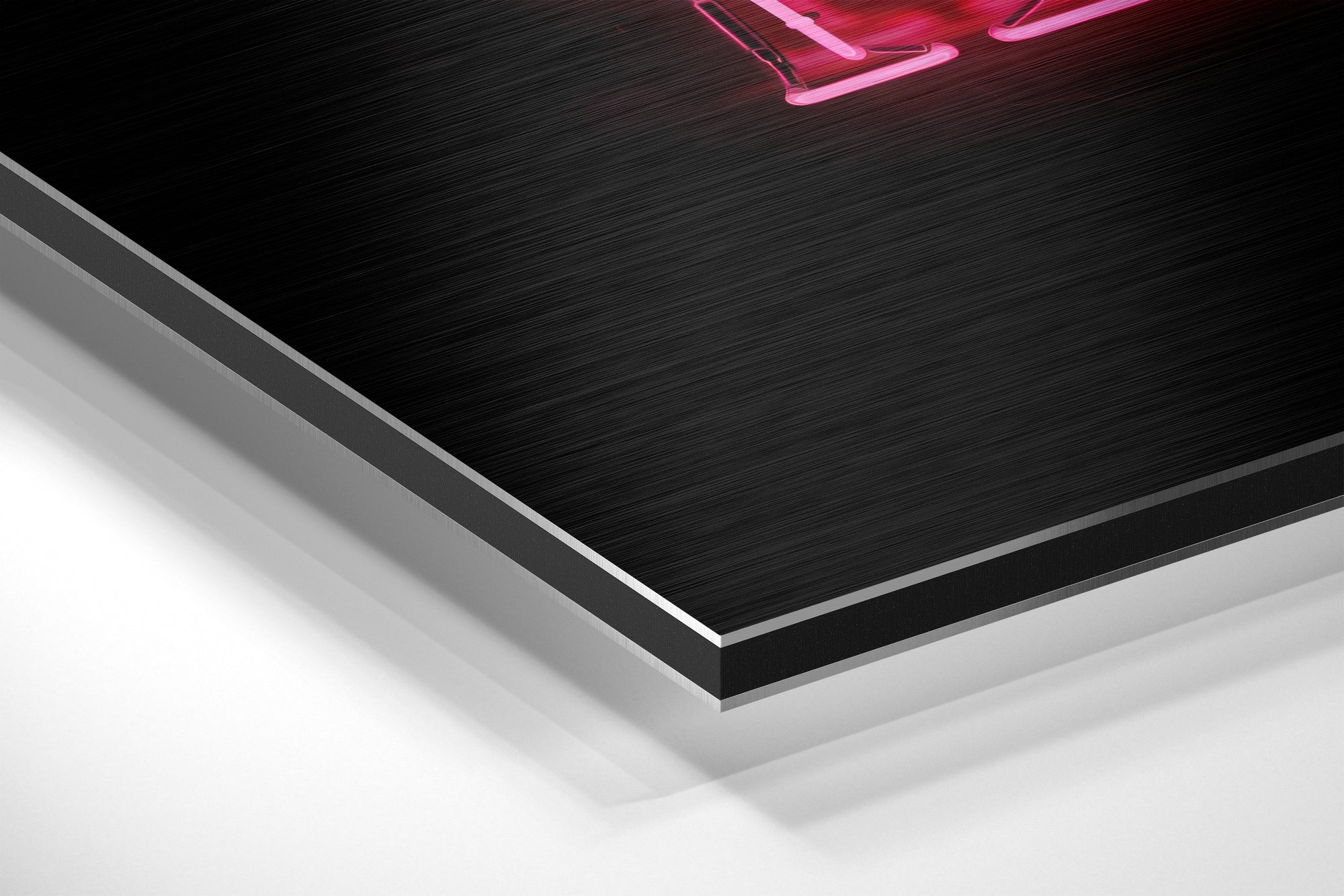 Now Brushed Aluminium Dibond Wall Art