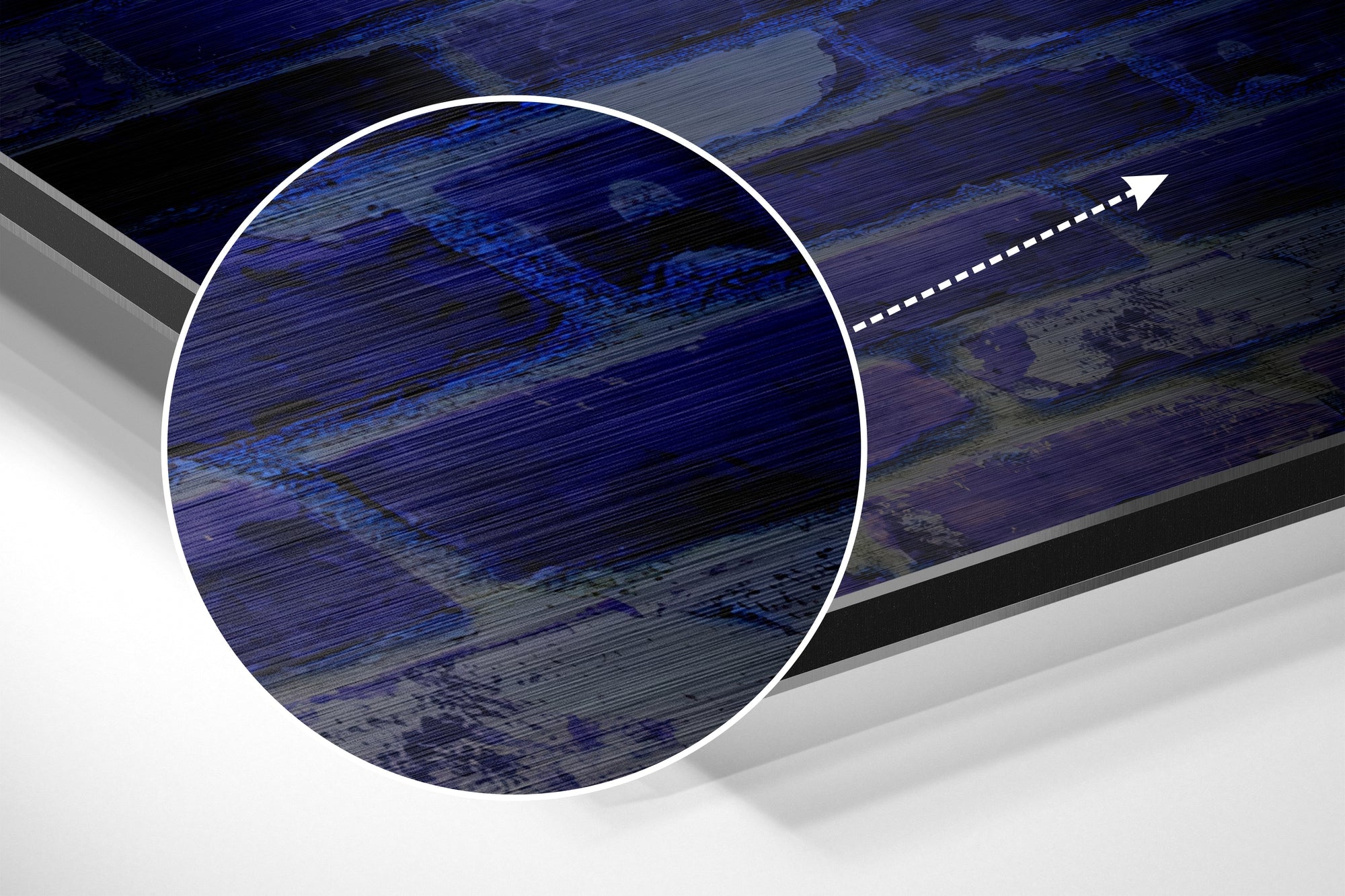 Lost Time Brushed Aluminium Dibond Wall Art