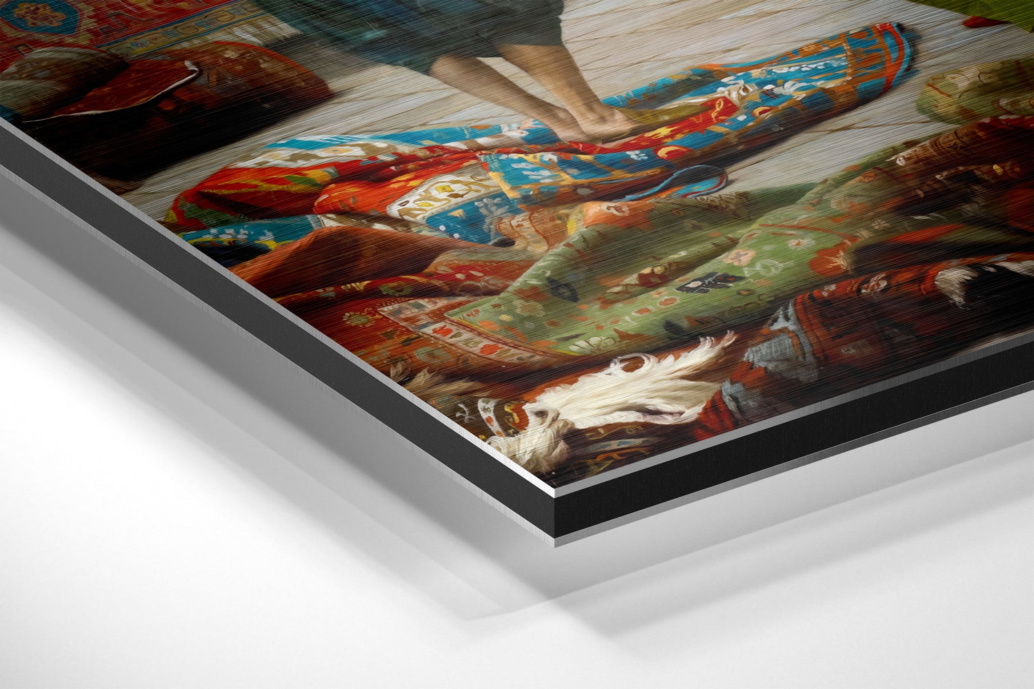 Rug Merchant Brushed Aluminium Dibond Wall Art