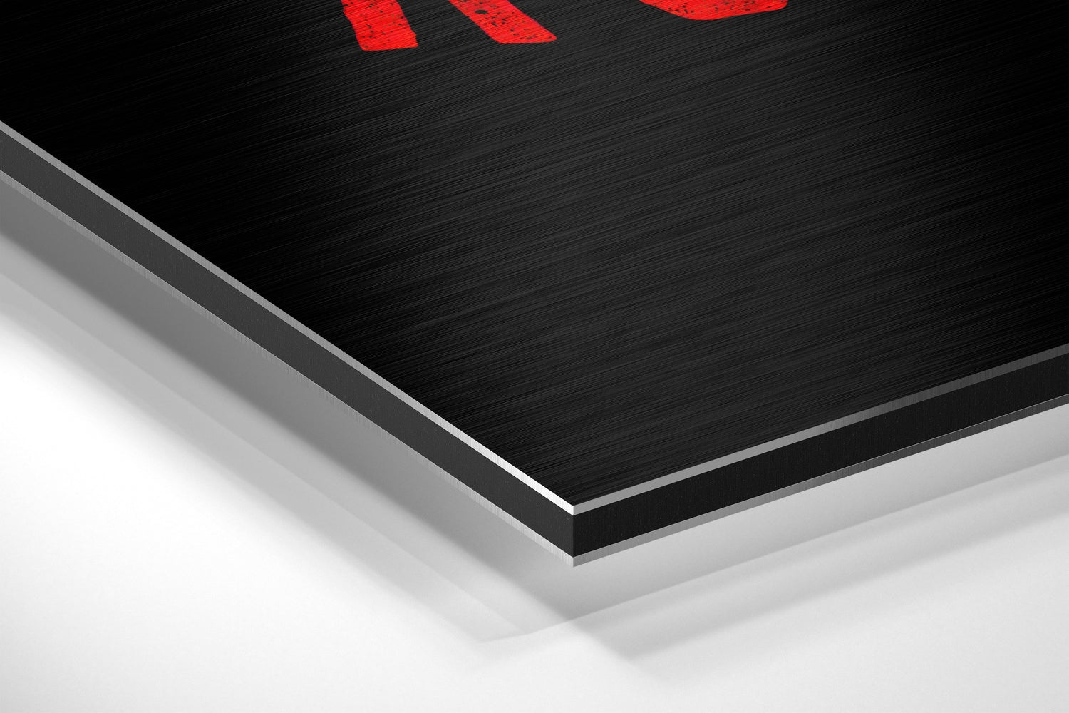 Make Mistakes Brushed Aluminium Dibond Wall Art