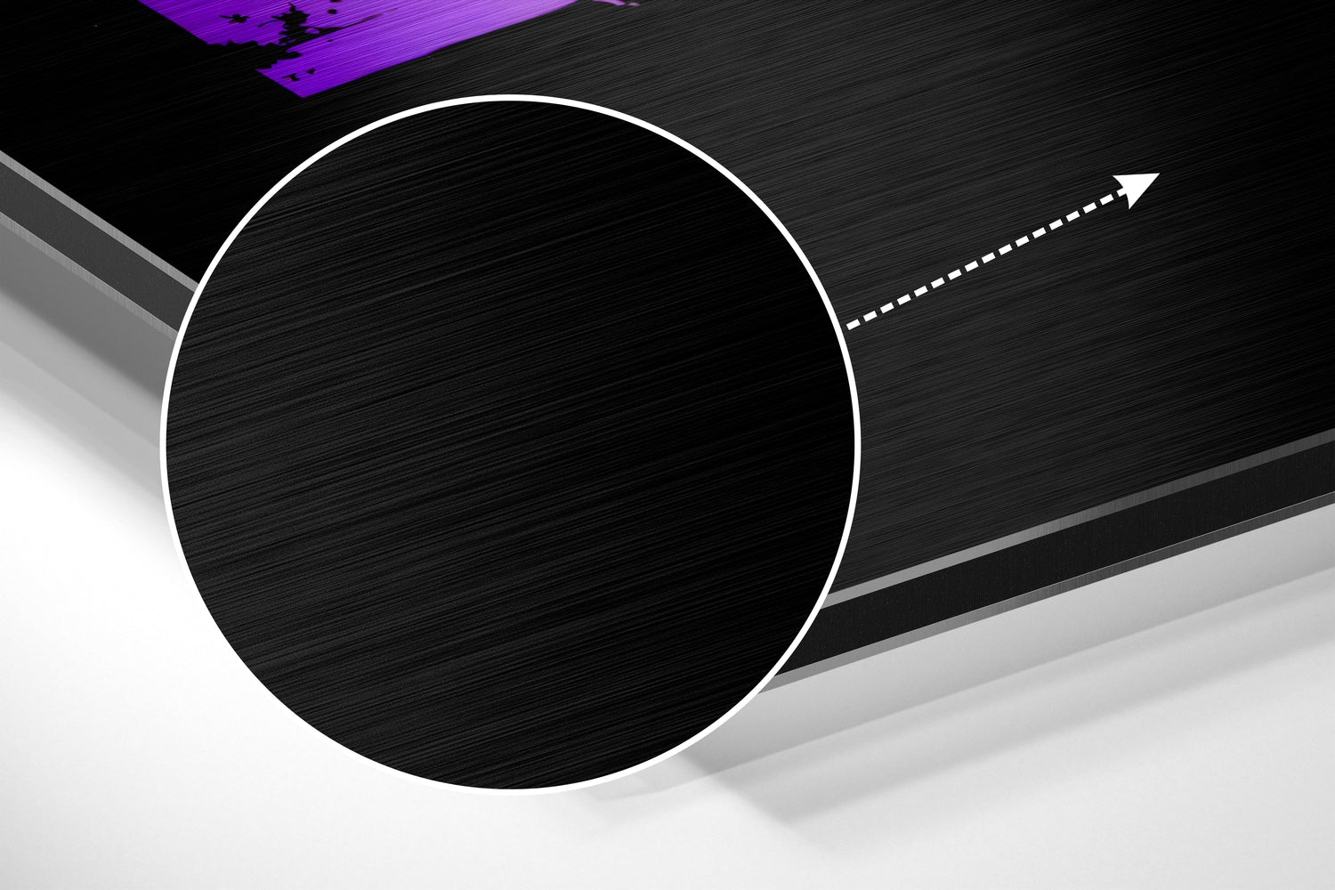 Work Hard Dream Big Brushed Aluminium Dibond Wall Art
