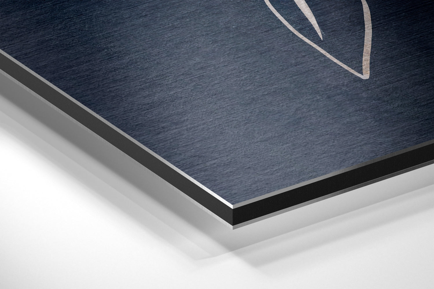 Purest Brushed Aluminium Dibond Wall Art