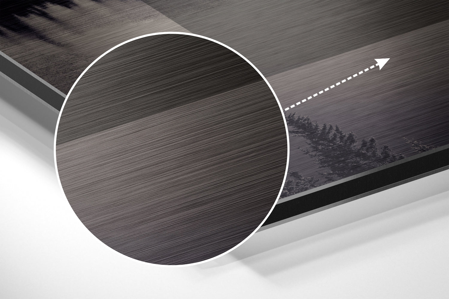 Confine Yourself Brushed Aluminium Dibond Wall Art