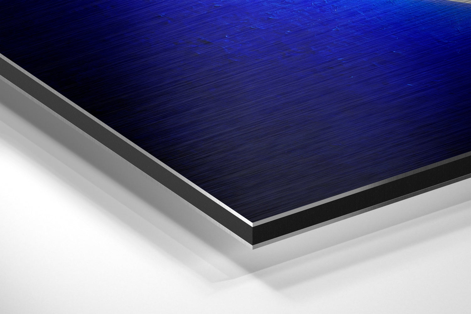 Ring Brushed Aluminium Dibond Wall Art