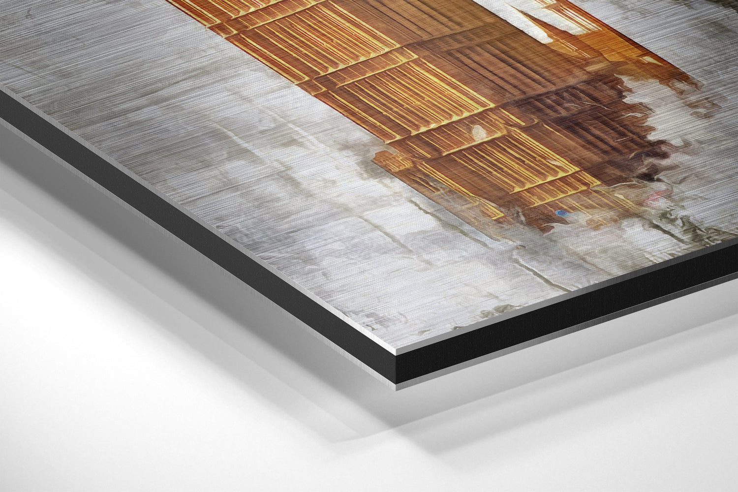 Iconic Buildings Brushed Aluminium Dibond Wall Art