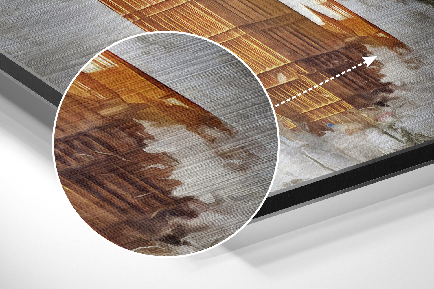 Iconic Buildings Brushed Aluminium Dibond Wall Art