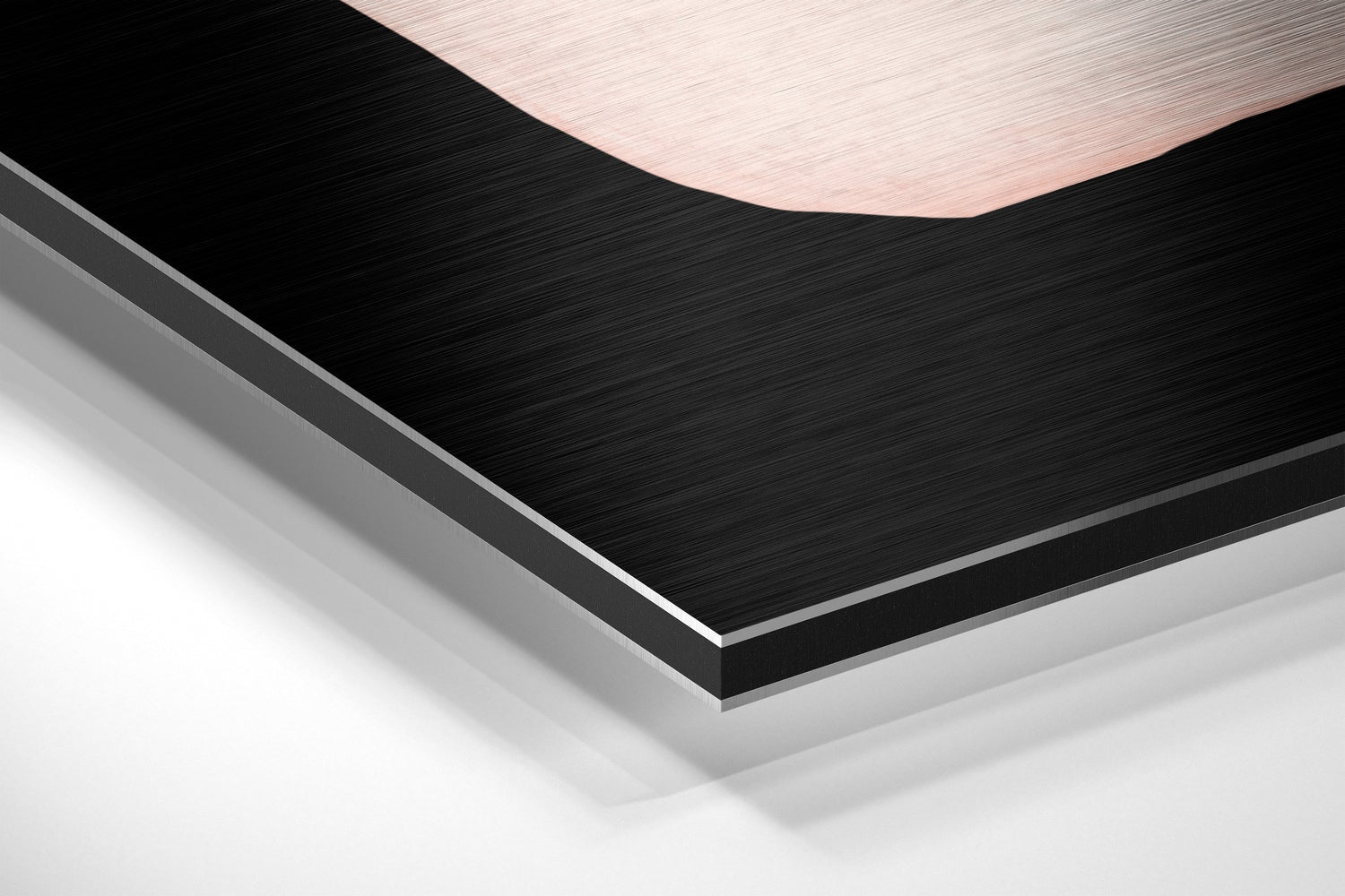 Lines Brushed Aluminium Dibond Wall Art