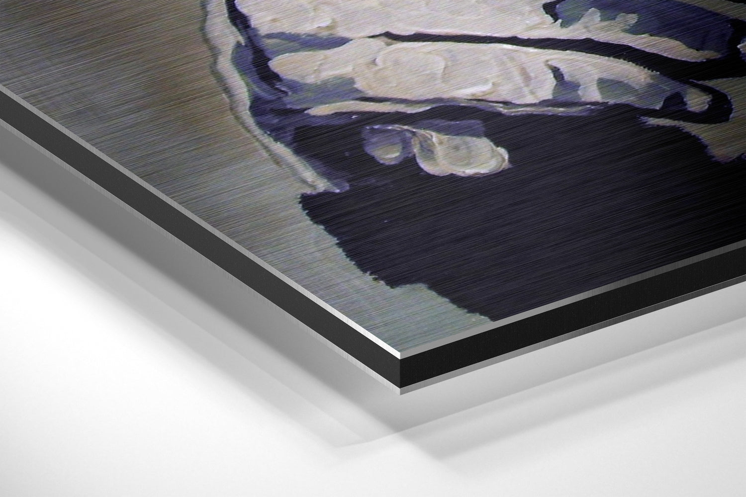 Ape the Thinker Brushed Aluminium Dibond Wall Art