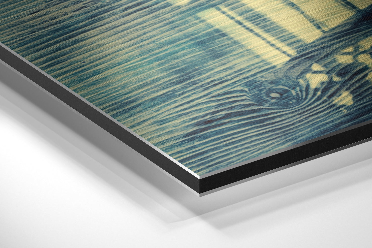 The Cage Brushed Aluminium Dibond Wall Art