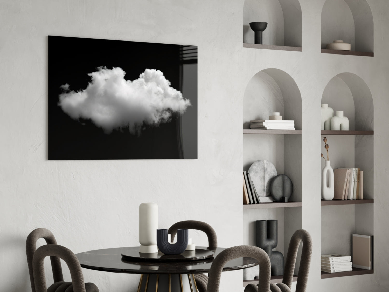 Cloud Glass Wall Art