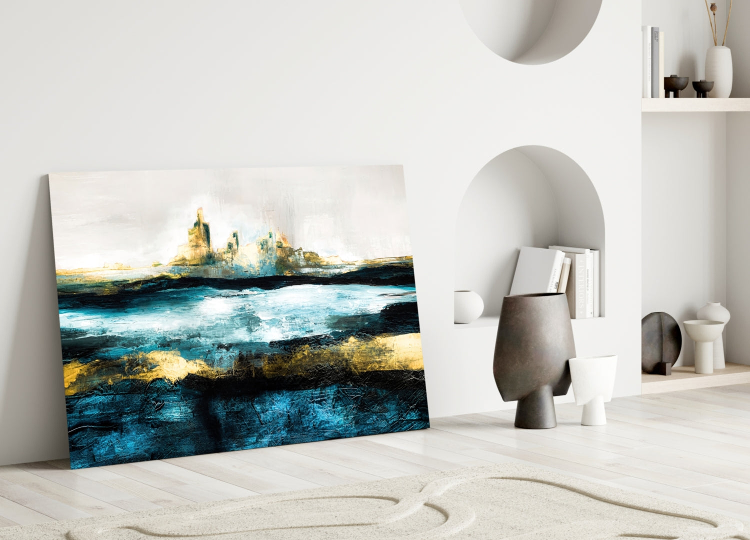 Sea of a Dream Glass Wall Art