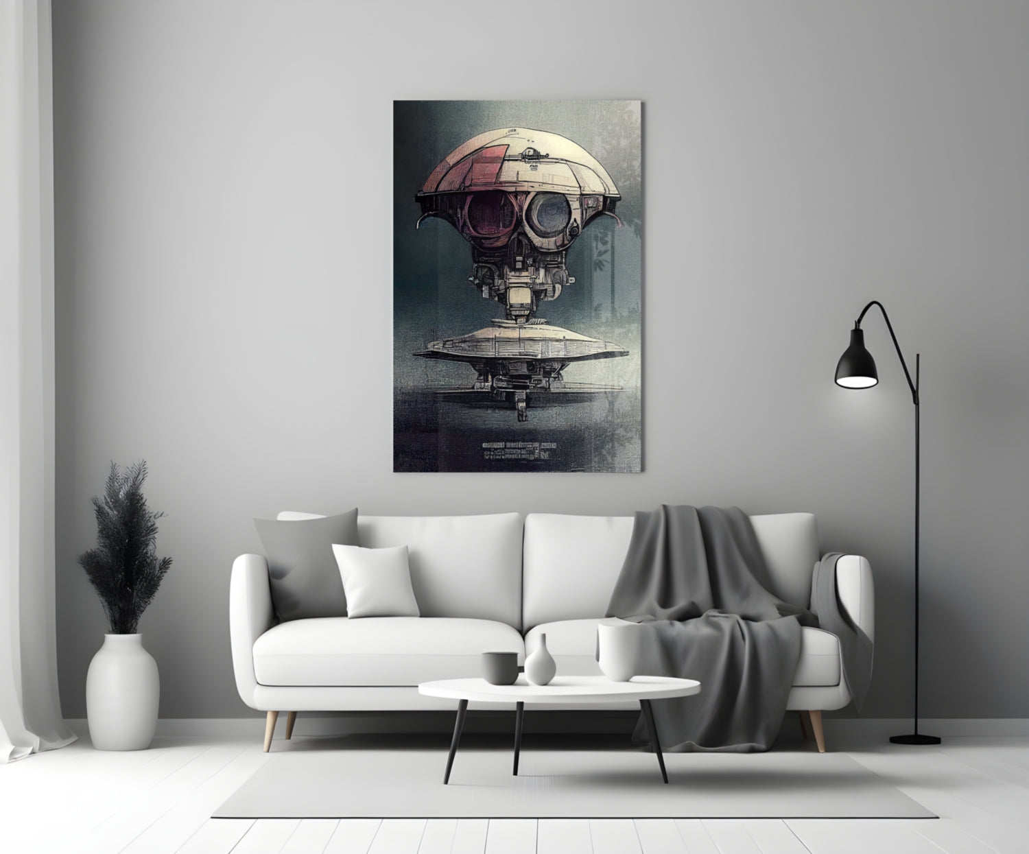 The Arrival Glass Wall Art || Designer Collection