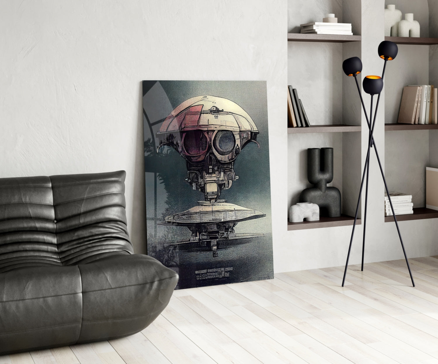 The Arrival Glass Wall Art || Designer Collection