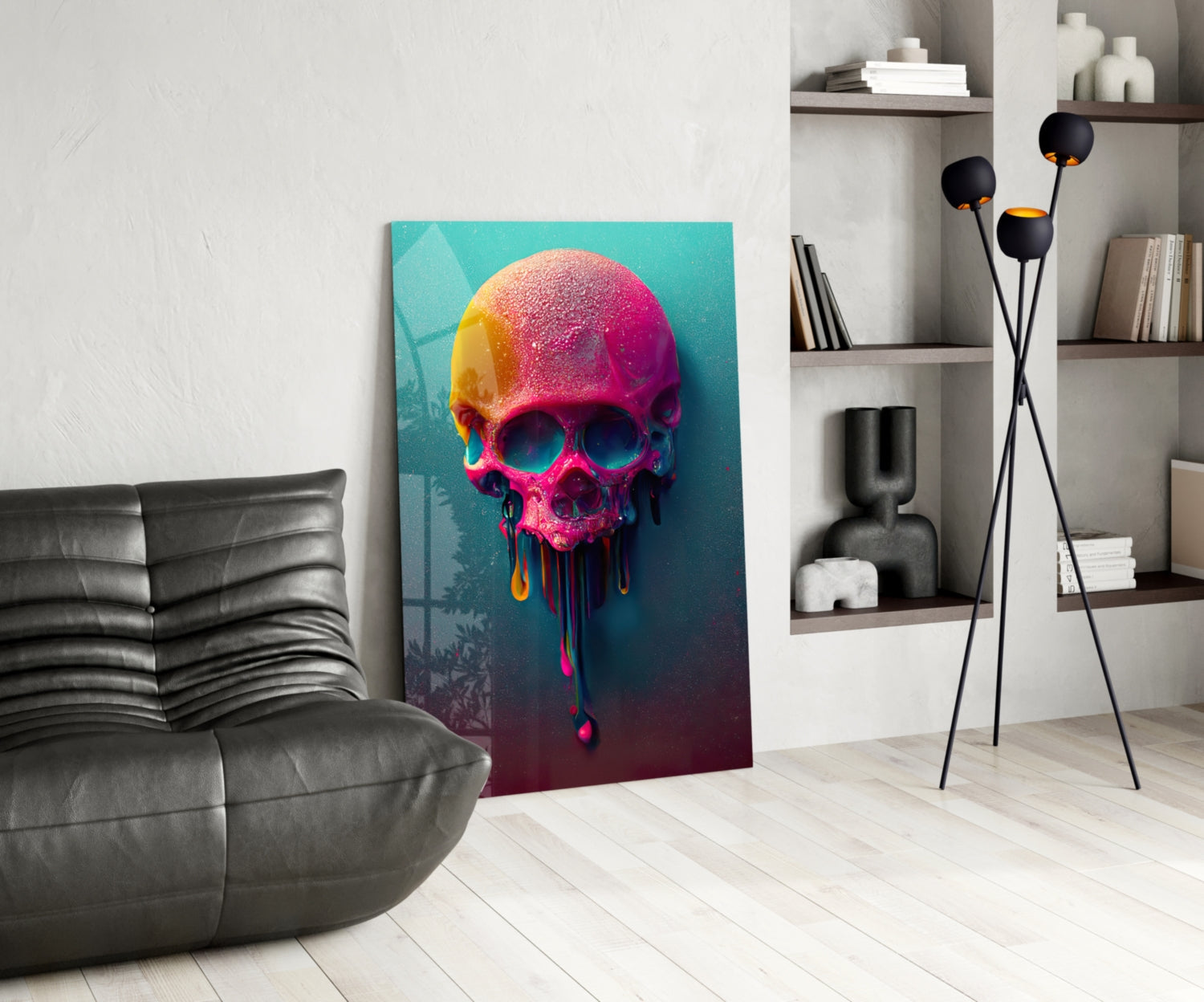 Melt of the Skull Glass Art || Designer Collection