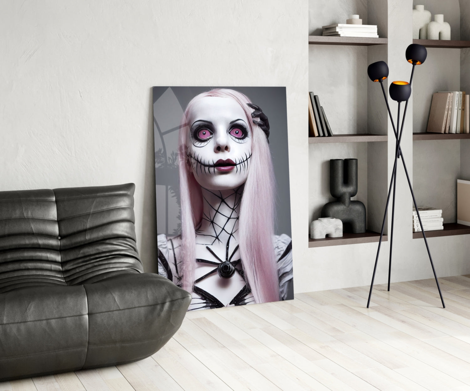 The Puppet Glass Wall Art || Designer Collection