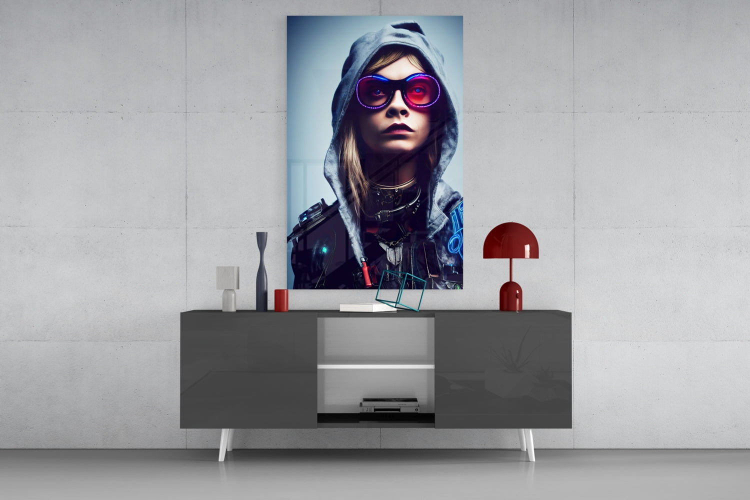 Survival Glass Wall Art || Designer Collection
