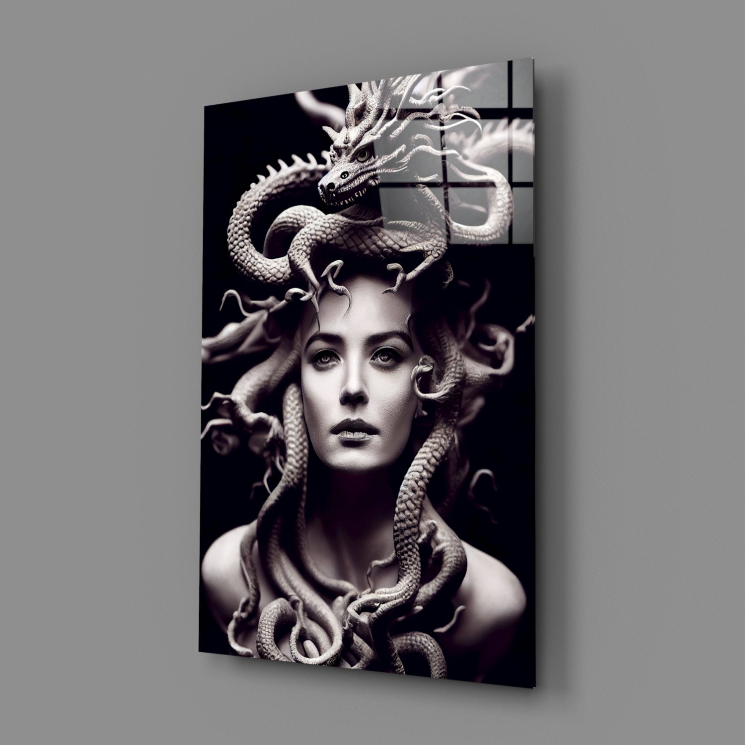 Medusa Glass Art || Designer Collection