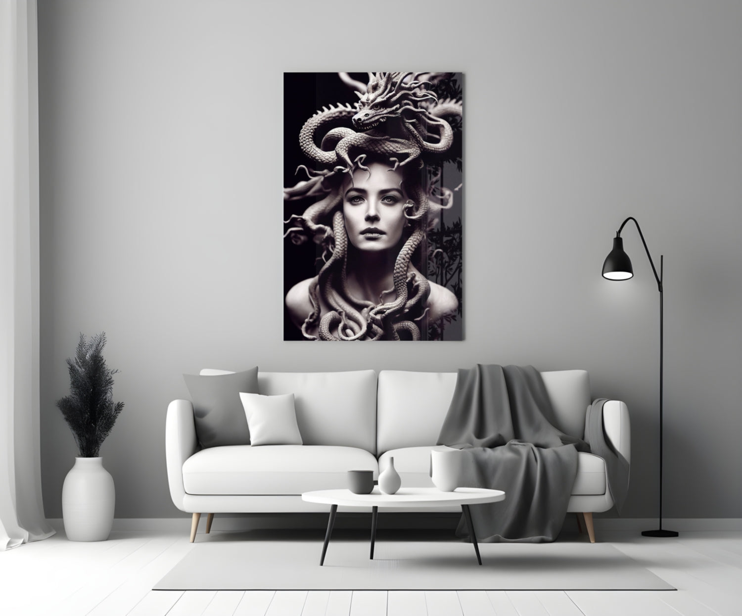 Medusa Glass Art || Designer Collection