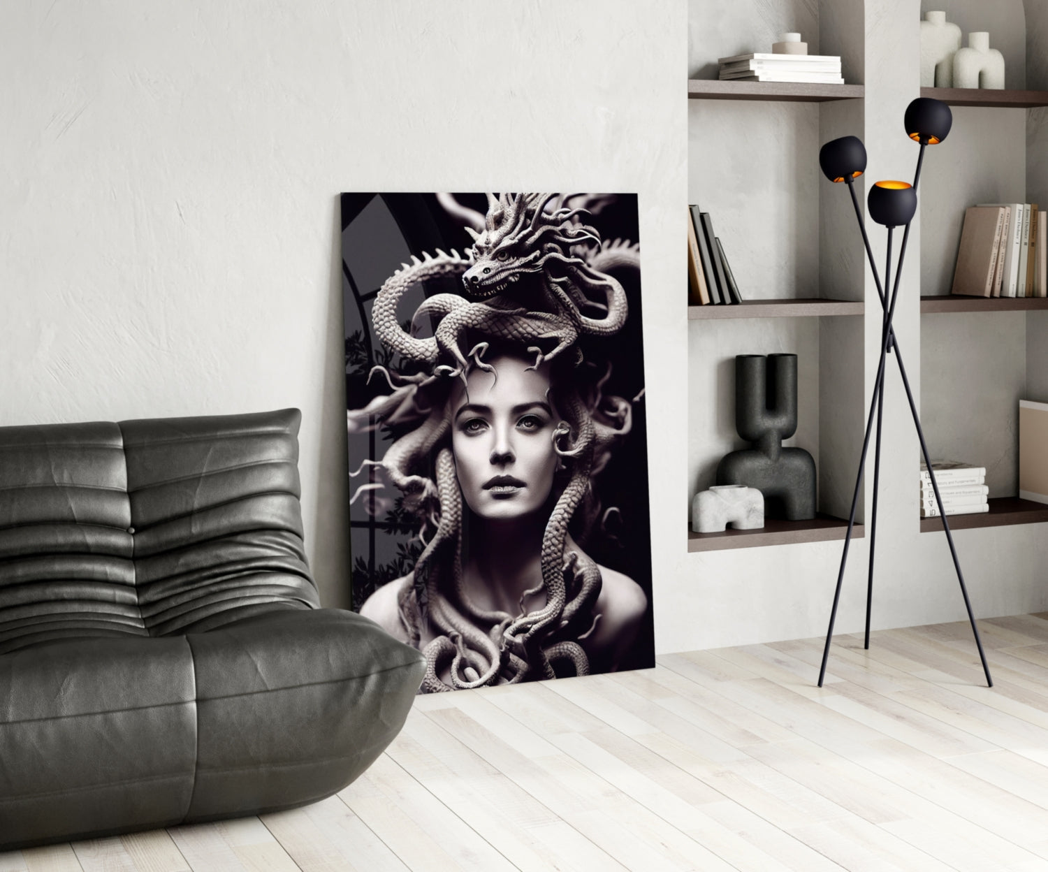 Medusa Glass Art || Designer Collection