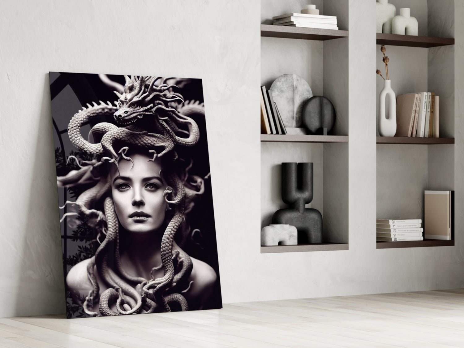 Medusa Glass Art || Designer Collection