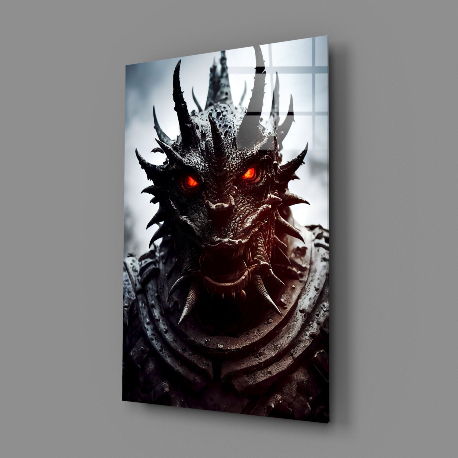 The Beast Glass Wall Art || Designer Collection