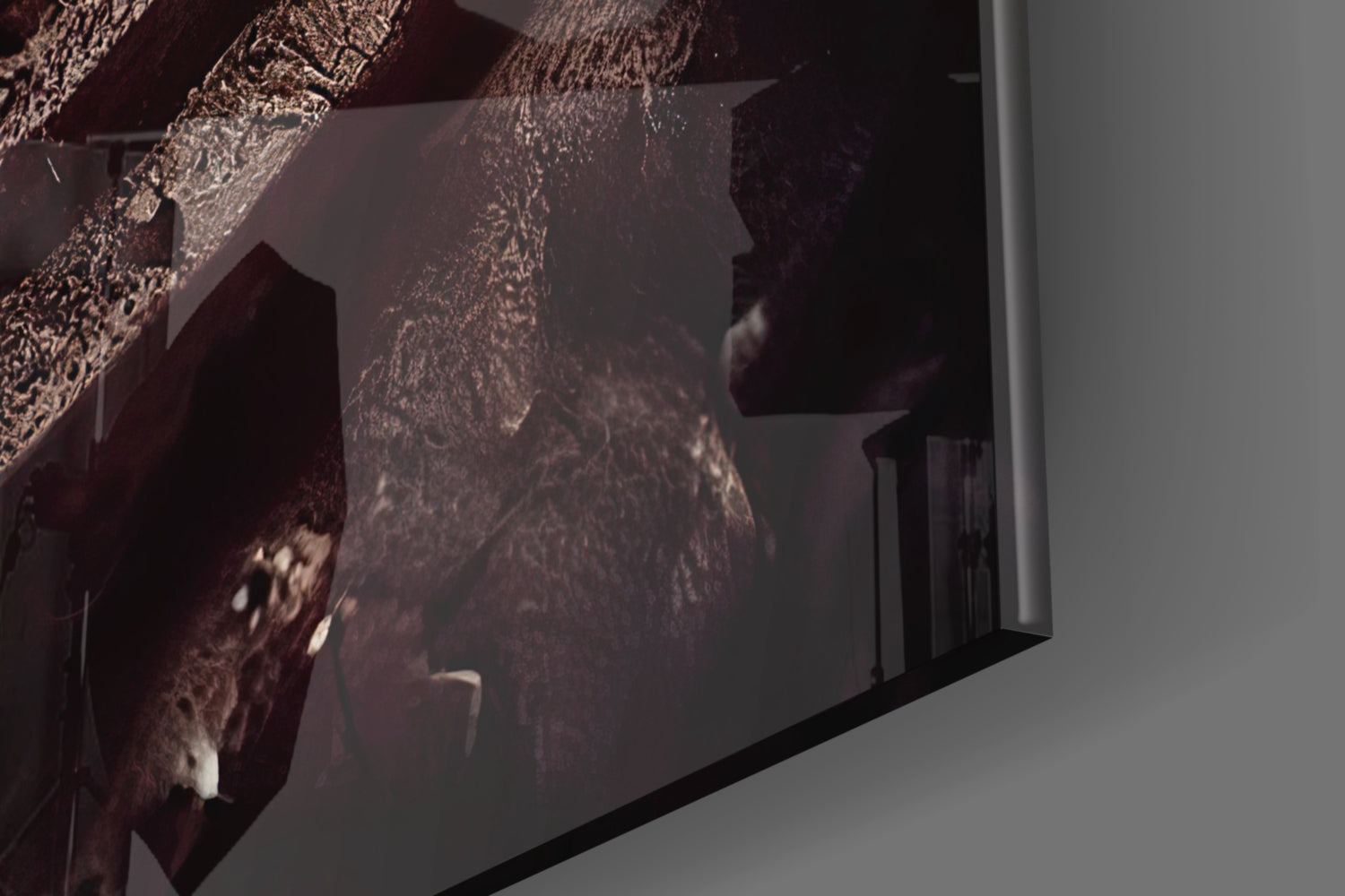 The Beast Glass Wall Art || Designer Collection