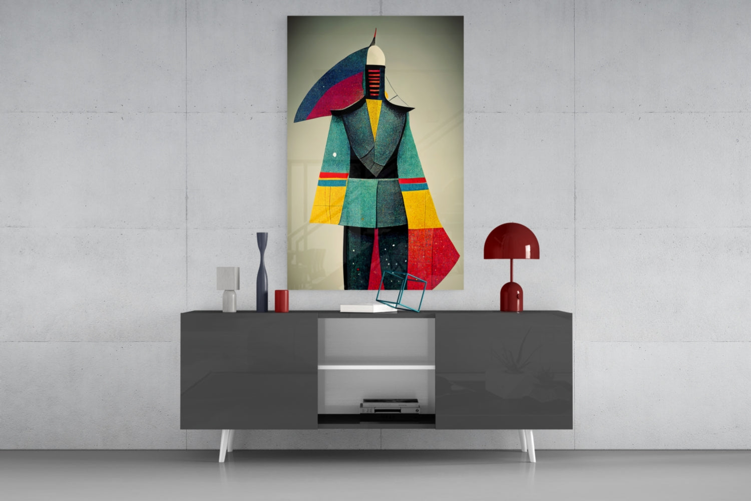 Colored Man Glass Art || Designers Collection