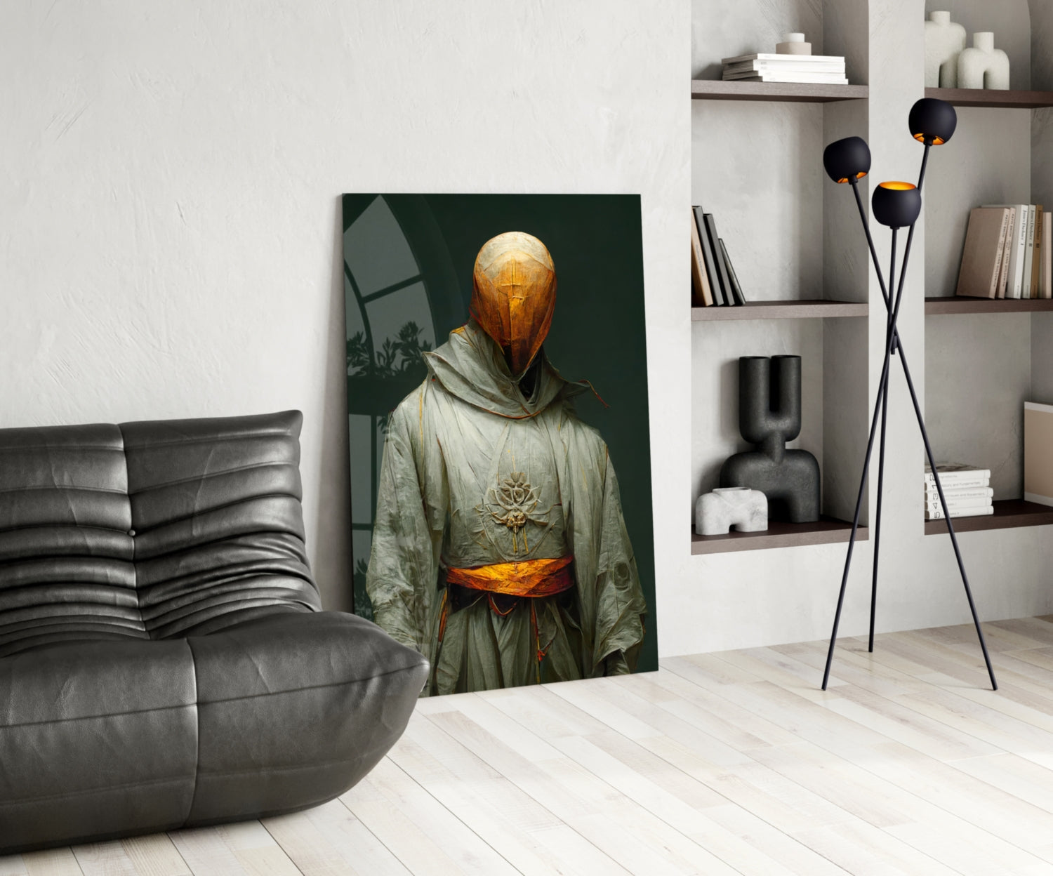Headless Monk Glass Art || Designer Collection
