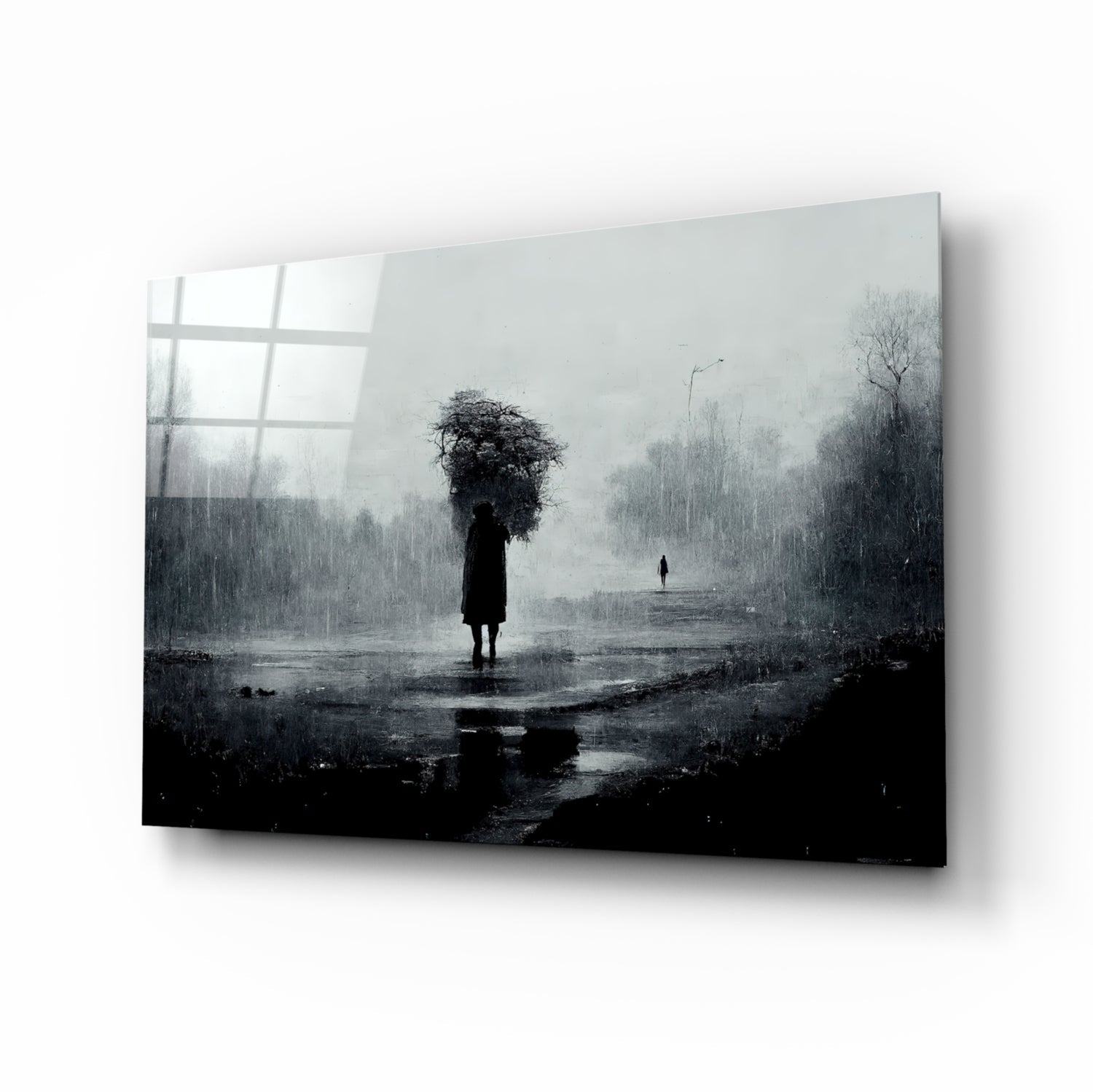 Loneliness Glass Art || Designer Collection
