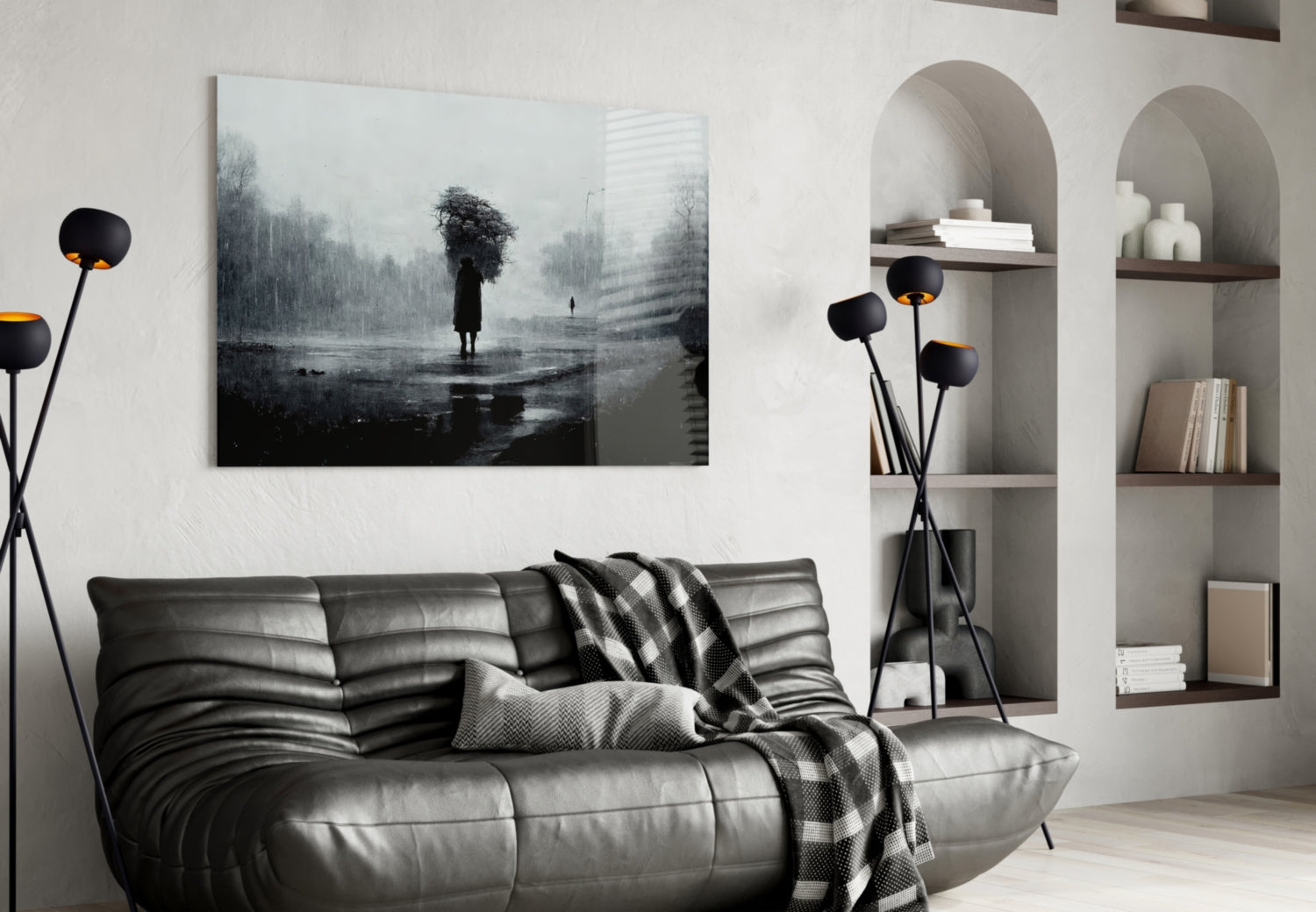 Loneliness Glass Art || Designer Collection