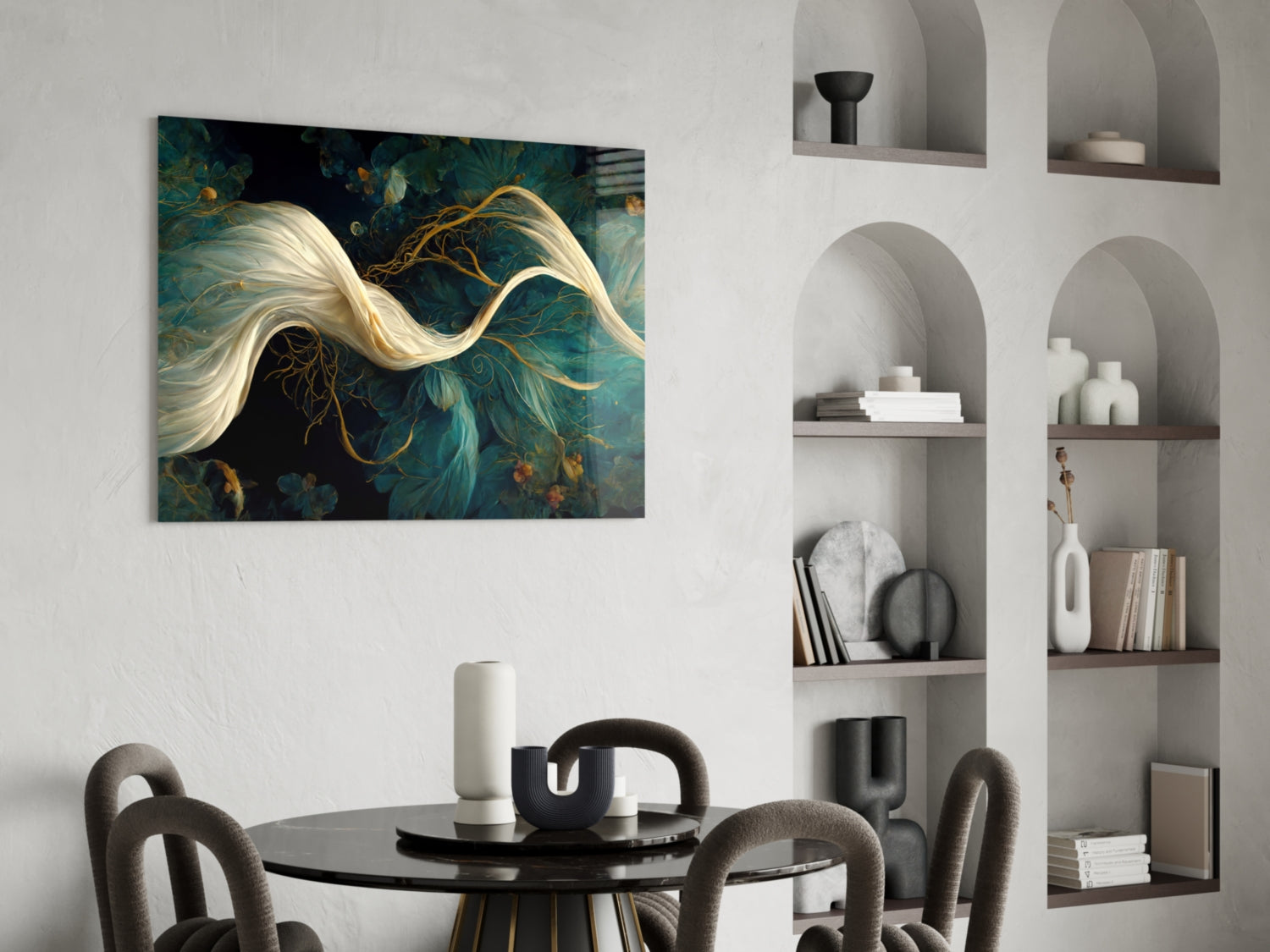 Flow of Roots Glass Art || Designer Collection