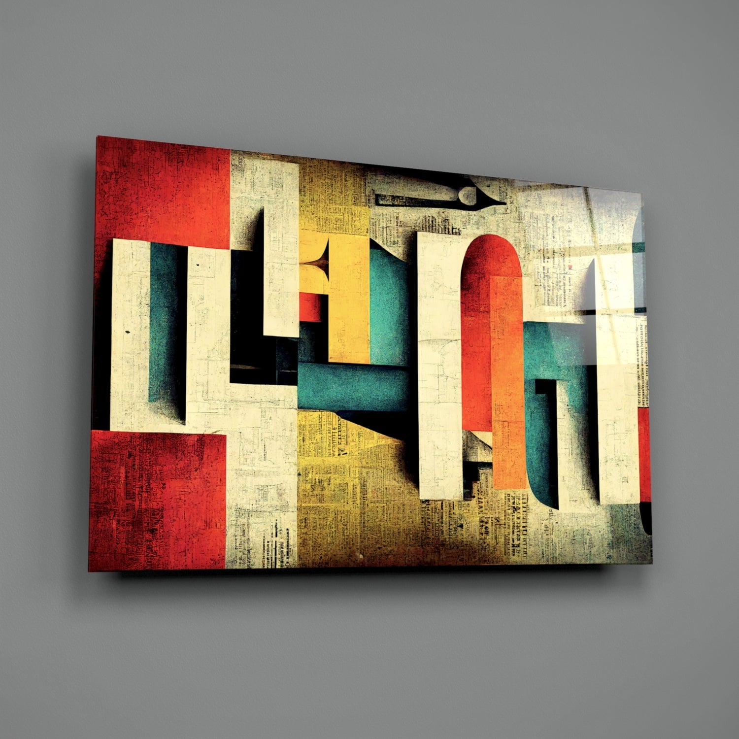 Language Glass Art || Designer Collection