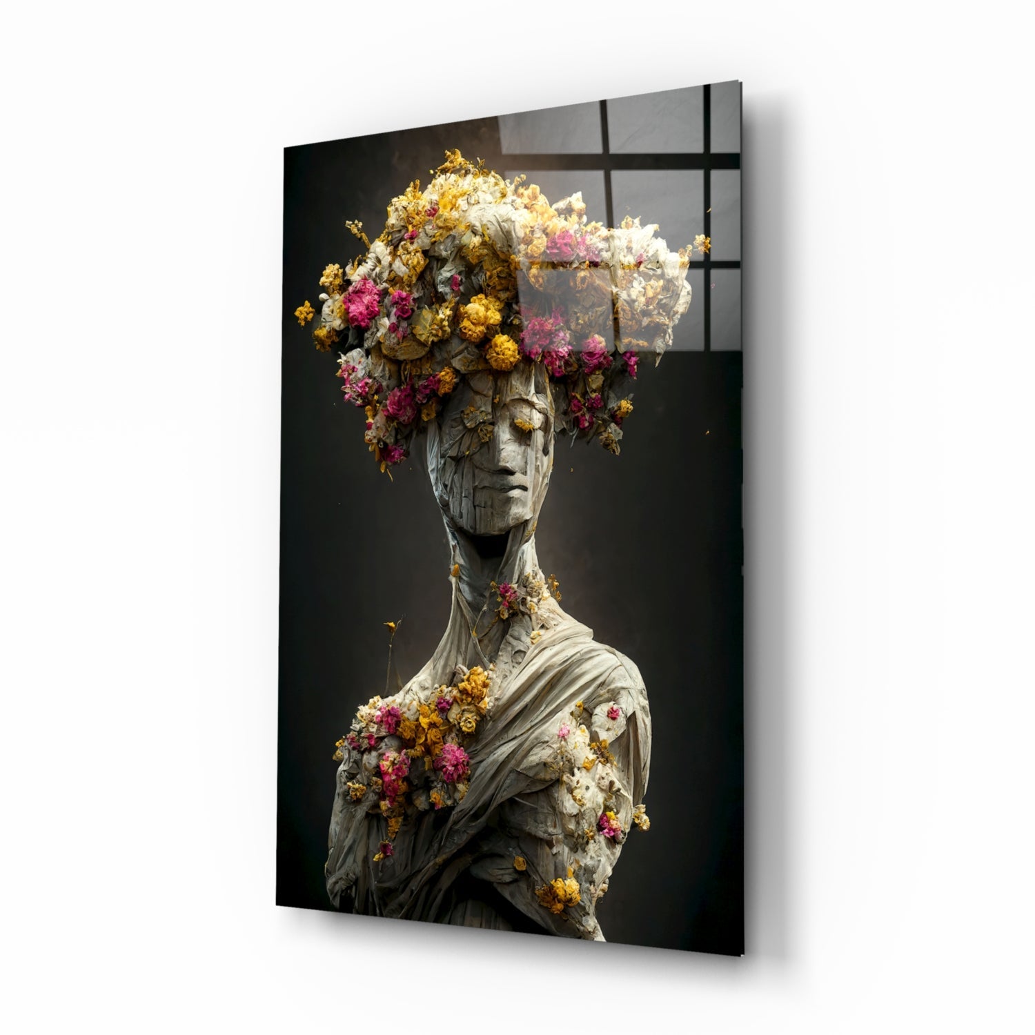 Abandoned Statue Glass Art || Designer Collection