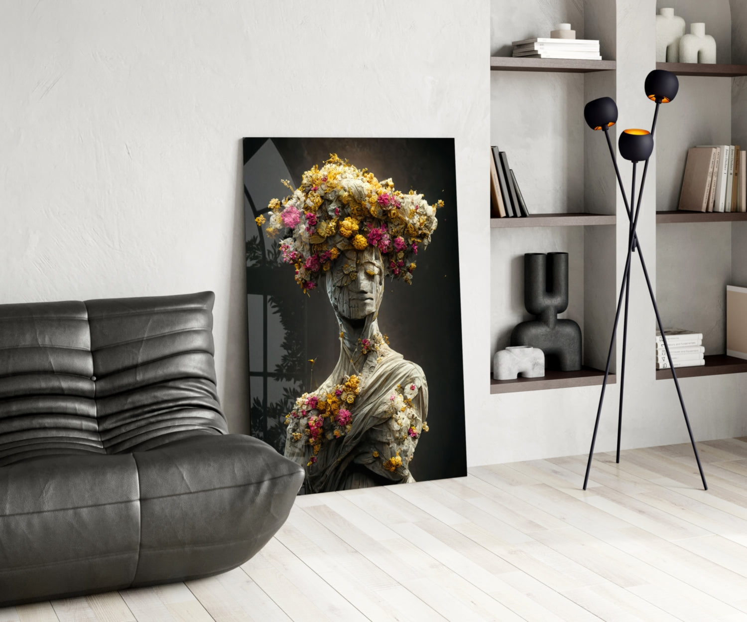 Abandoned Statue Glass Art || Designer Collection