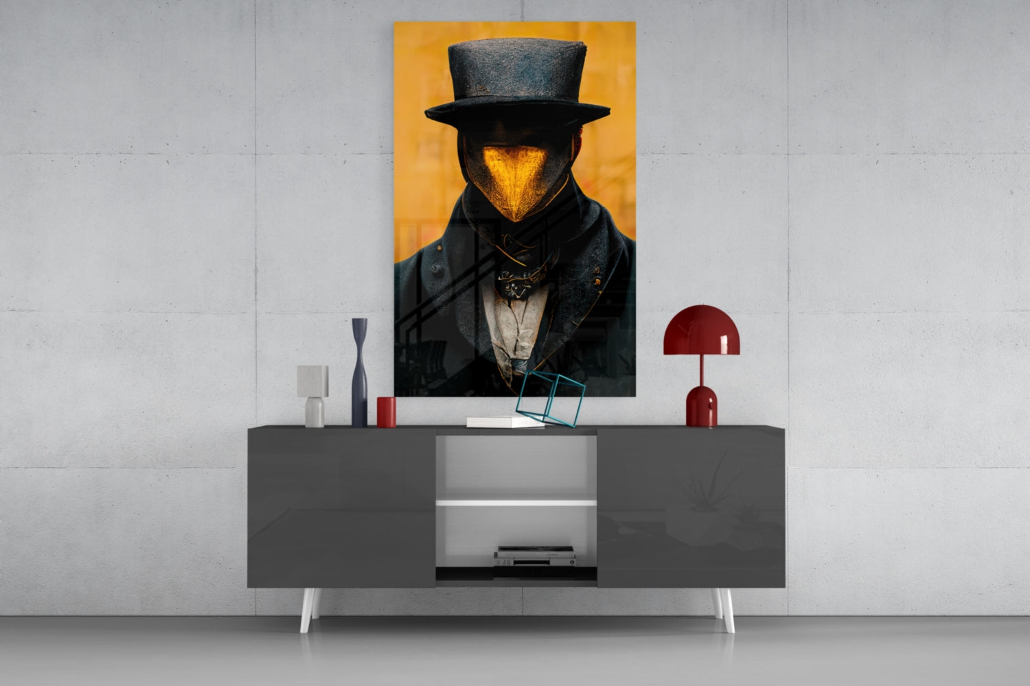Mr. Beak Glass Art || Designer Collection