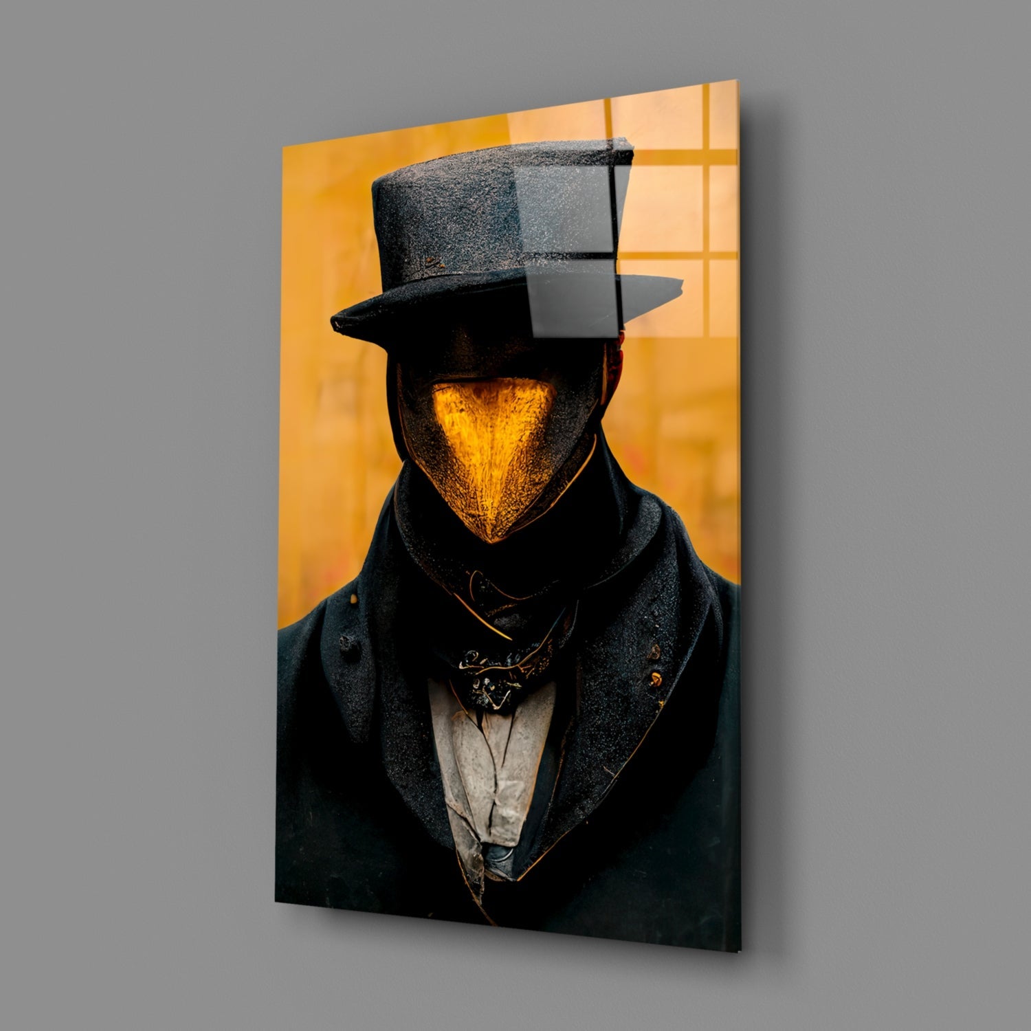 Mr. Beak Glass Art || Designer Collection