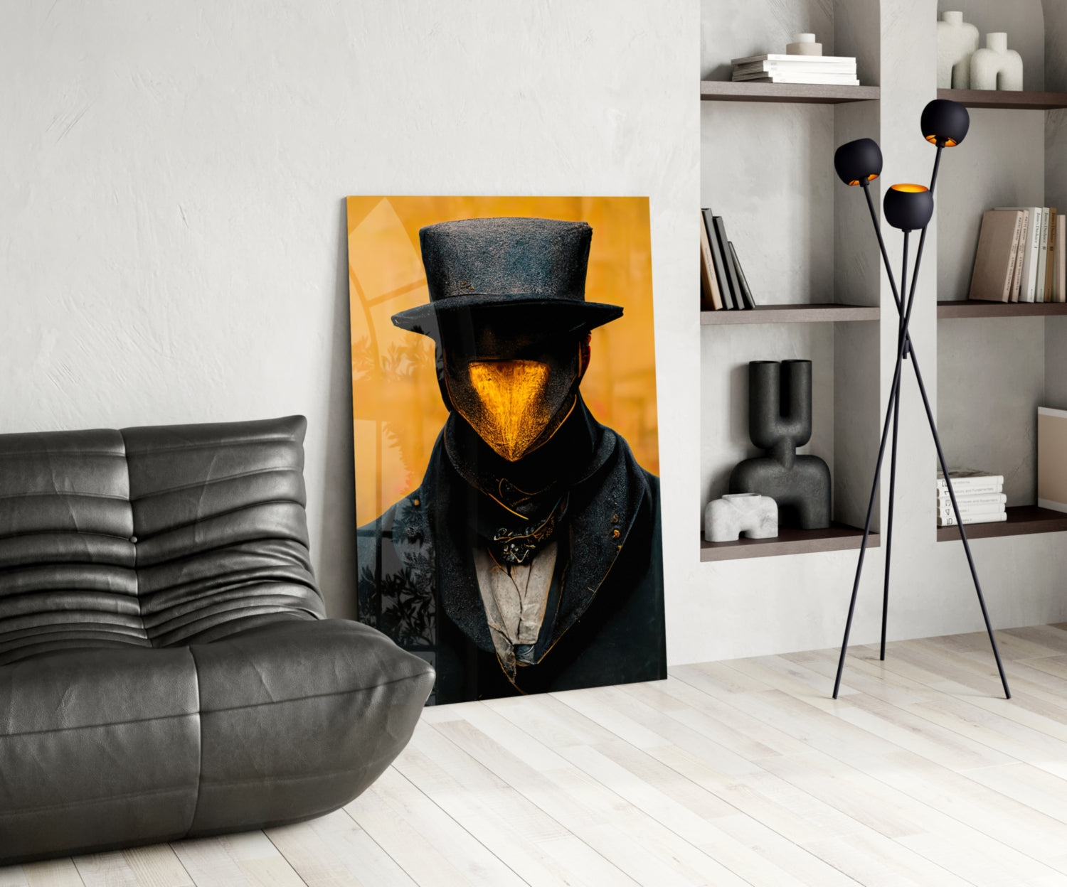 Mr. Beak Glass Art || Designer Collection