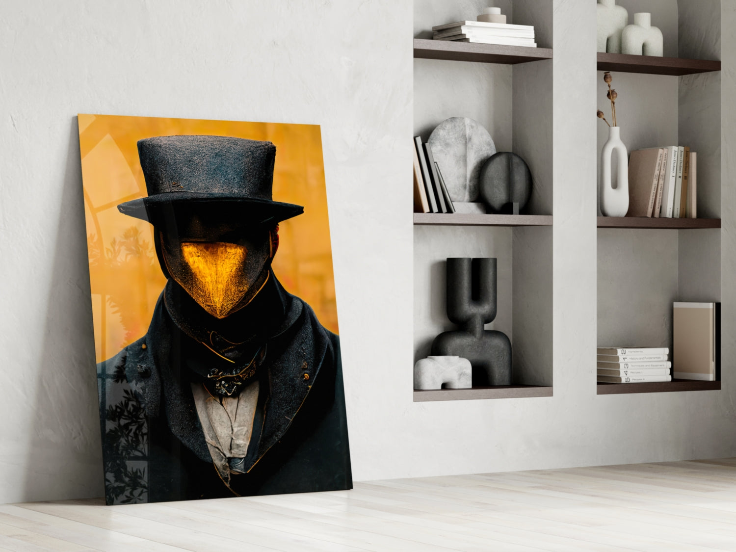 Mr. Beak Glass Art || Designer Collection