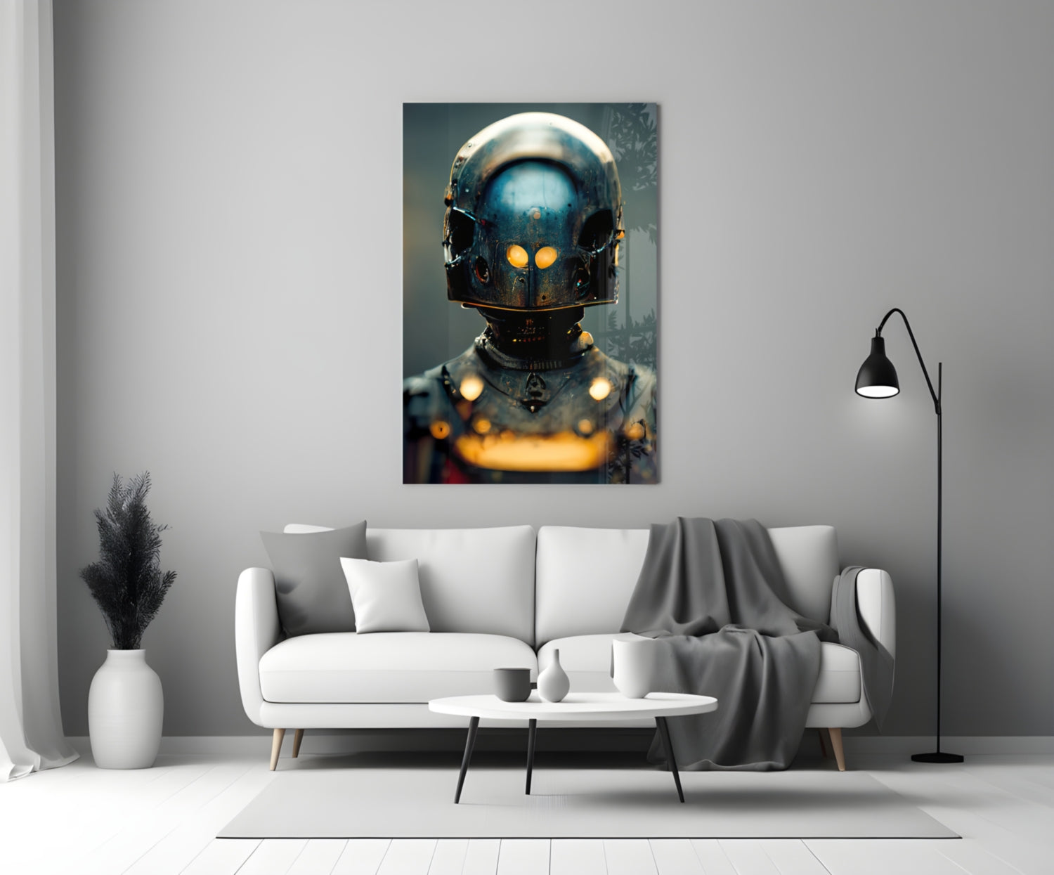 Fighter Glass Art || Designer Collection