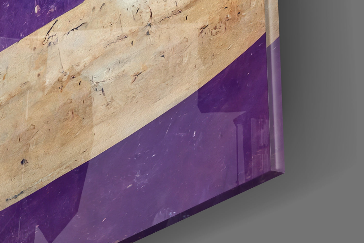 Waves Glass Wall Art || Designers Collection