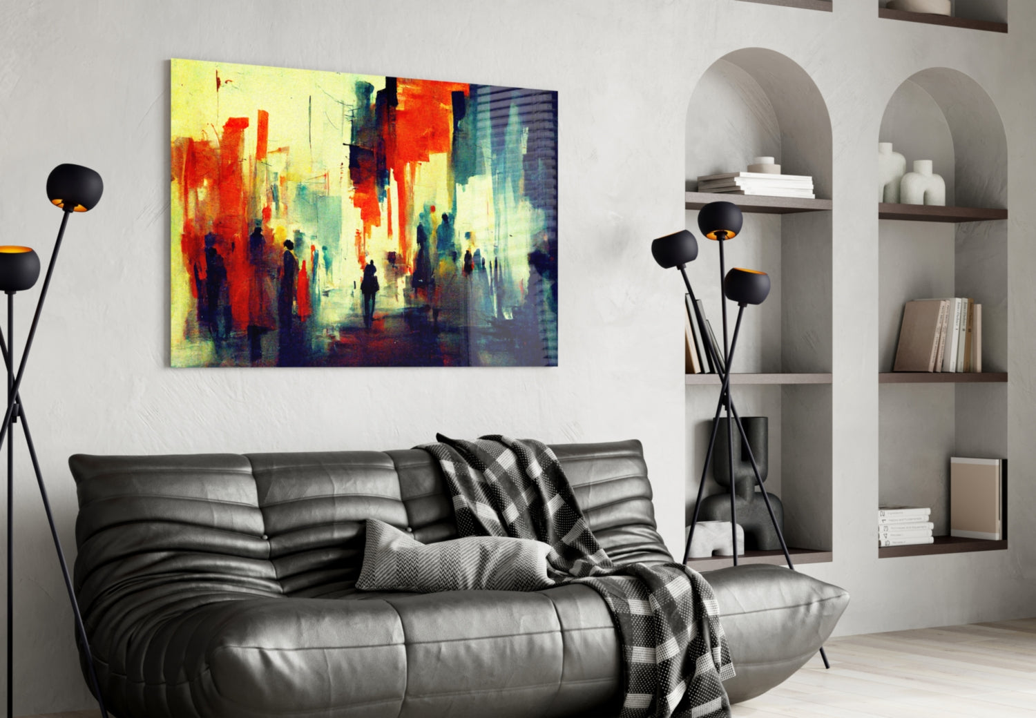 Silhouettes Glass Wall Art || Designer Collection