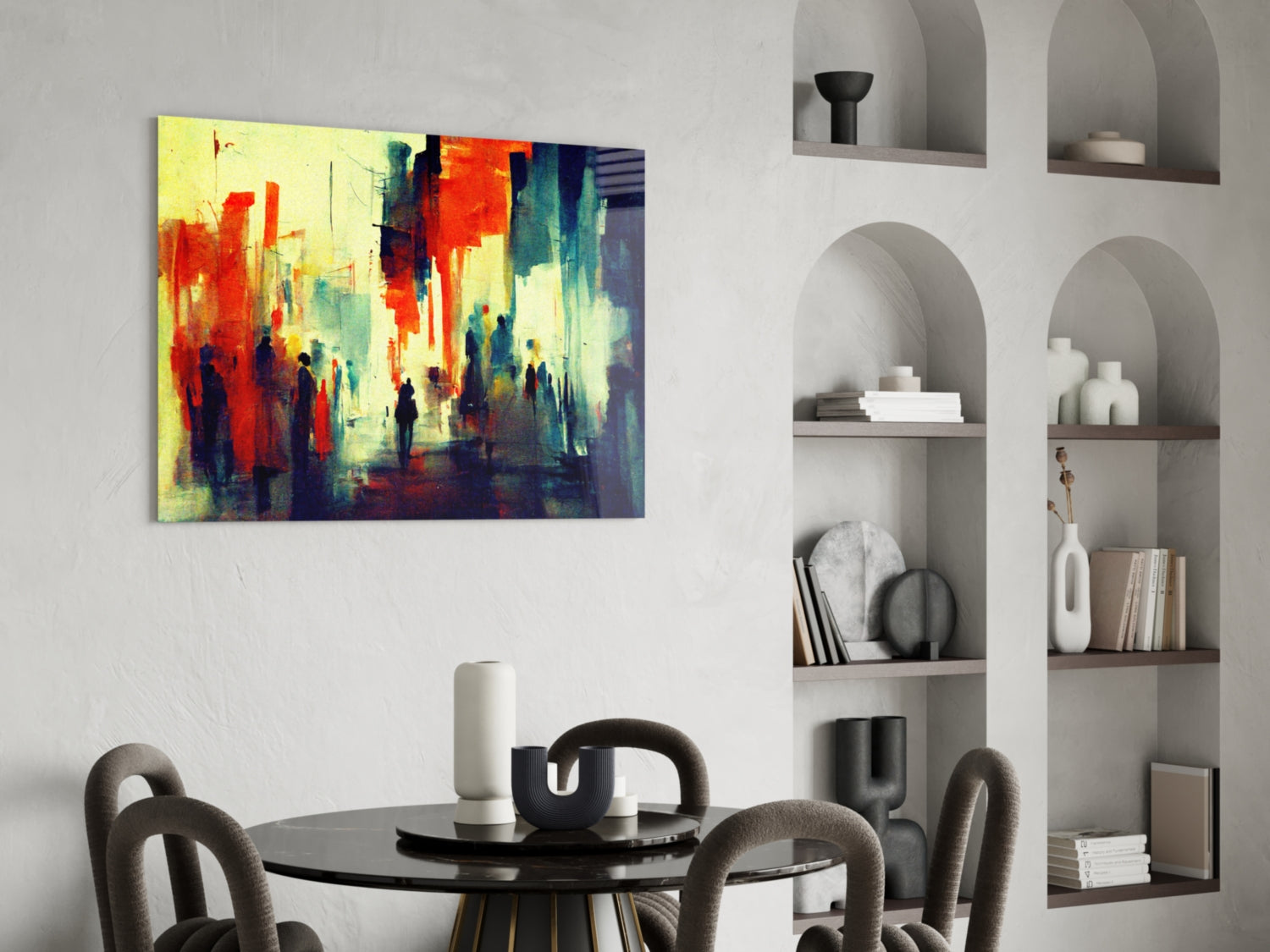 Silhouettes Glass Wall Art || Designer Collection