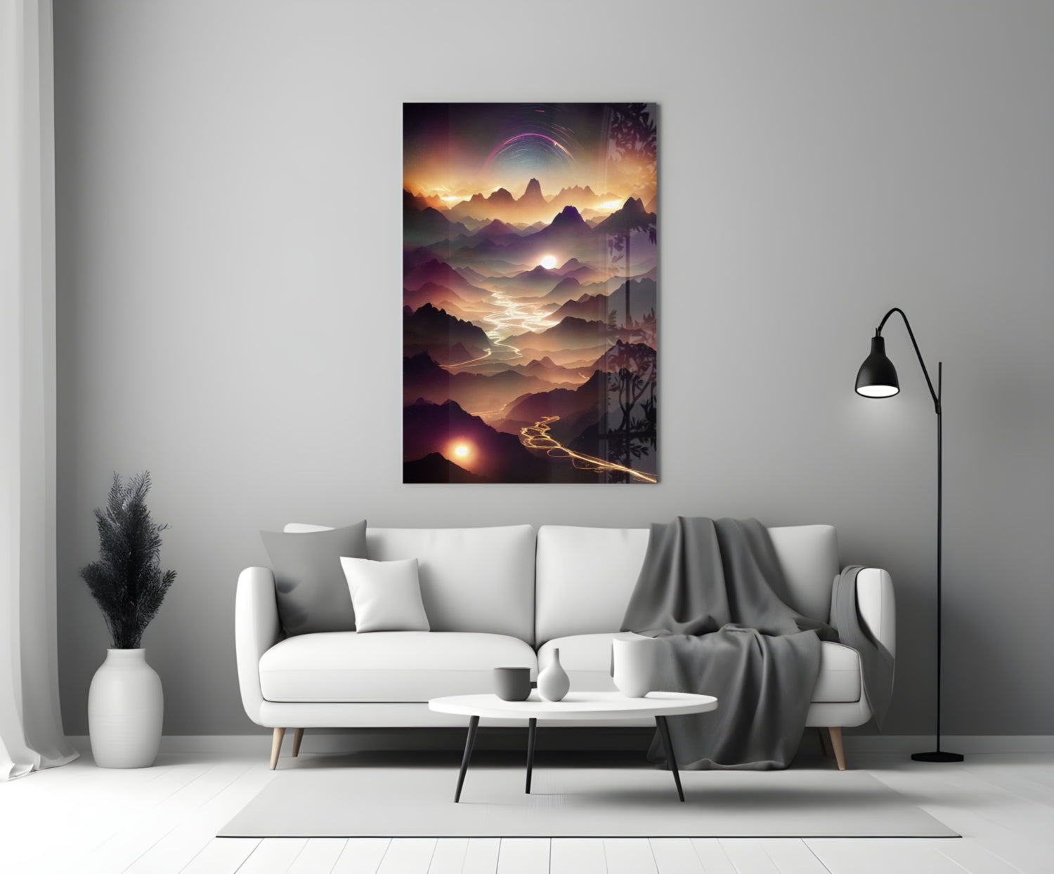 Lavas Glass Wall Art || Designer Collection