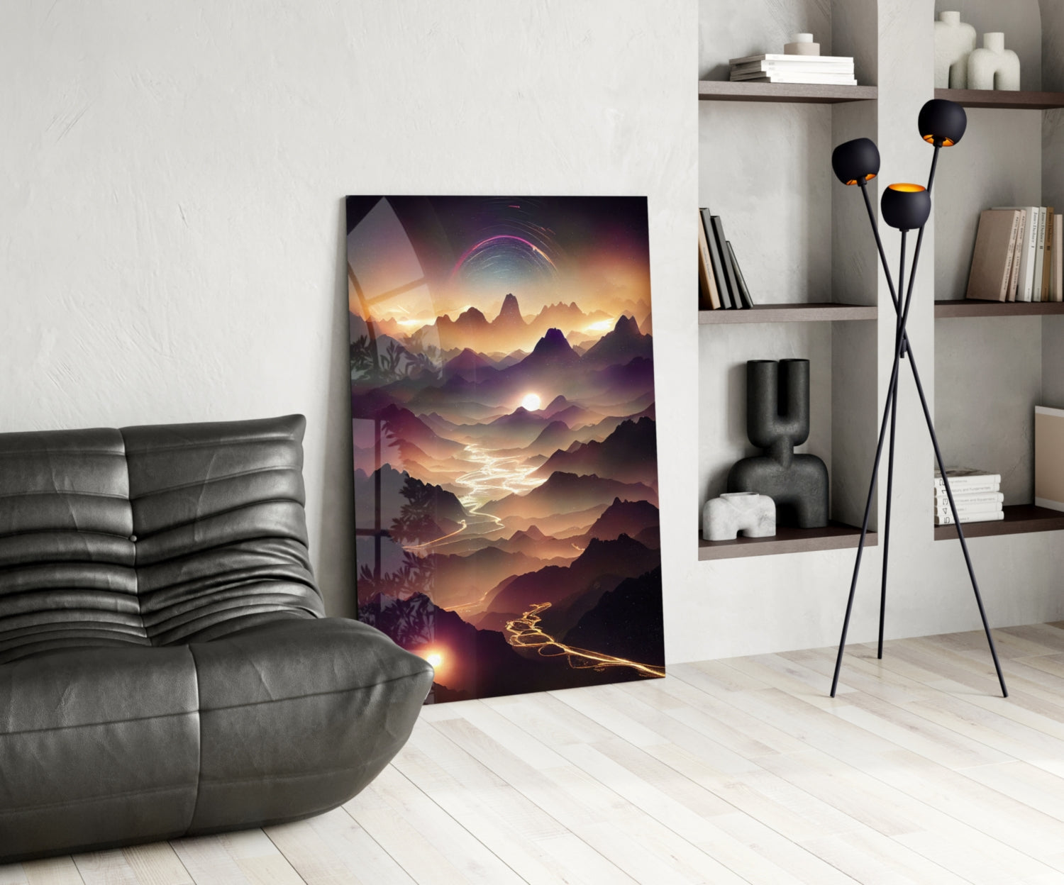 Lavas Glass Wall Art || Designer Collection