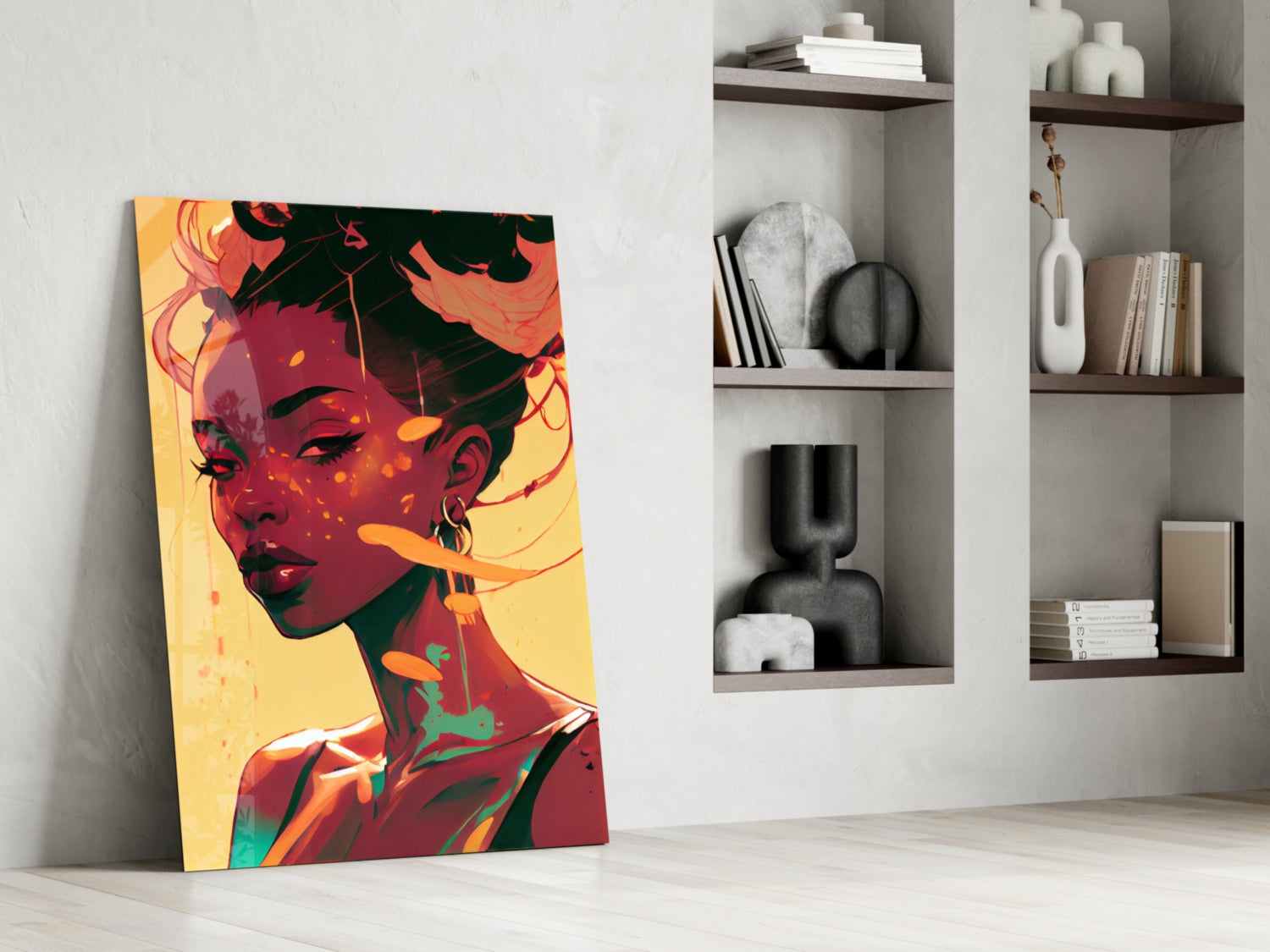 Schuh Glance Glass Wall Art || Designer Collection