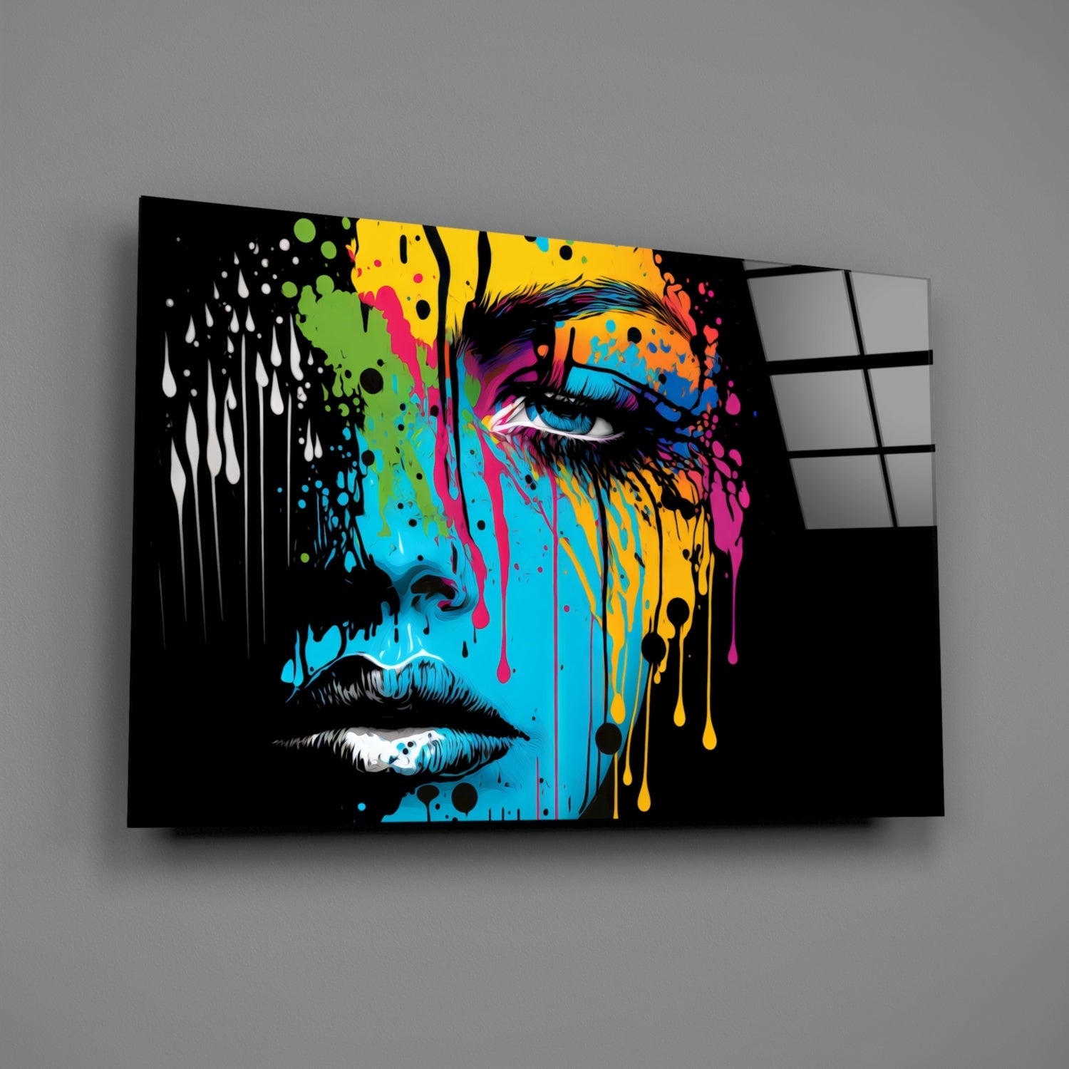 Melting Beauty Glass Wall Art || Designer Collection
