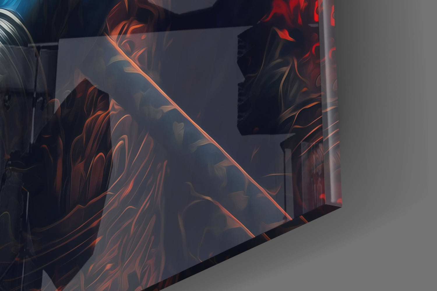 Lord Warrior Glass Wall Art || Designer Collection